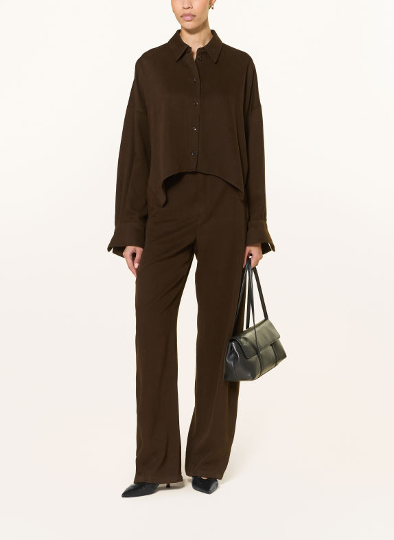 DRYKORN Overhemdblouse OSHIA MARRON FONCÉ