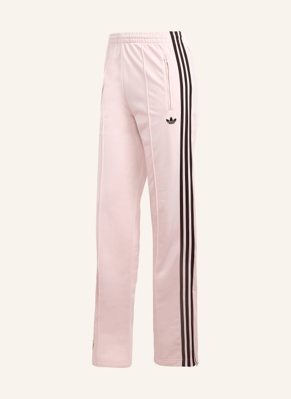 adidas Originals Tepláky FIREBIRD CLASSIC s pruhy SVĚTLE RŮŽOVÁ / ČERNÁ