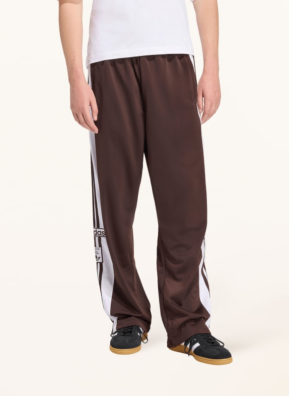 adidas Originals Trainingsbroek ADIBREAK CLASSIC MARRON FONCÉ / WIT