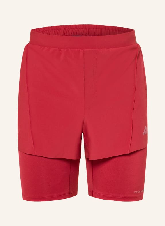 adidas ADIDAS X ENTIRE STUDIOS D4T 2-in-1 Training Shorts RED