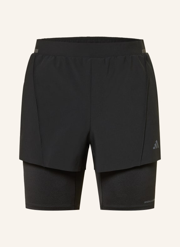 adidas ADIDAS X ENTIRE STUDIOS D4T 2-in-1 Training Shorts BLACK