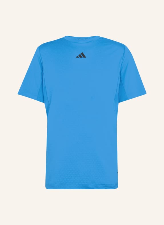 adidas T-Shirt D4T PRIMELIFT 3 STRIPES BLAU / SCHWARZ