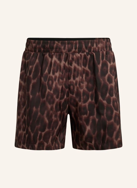 adidas Spodenki treningowe D4T POWER CIEMNOBRĄZOWY / CZARNY