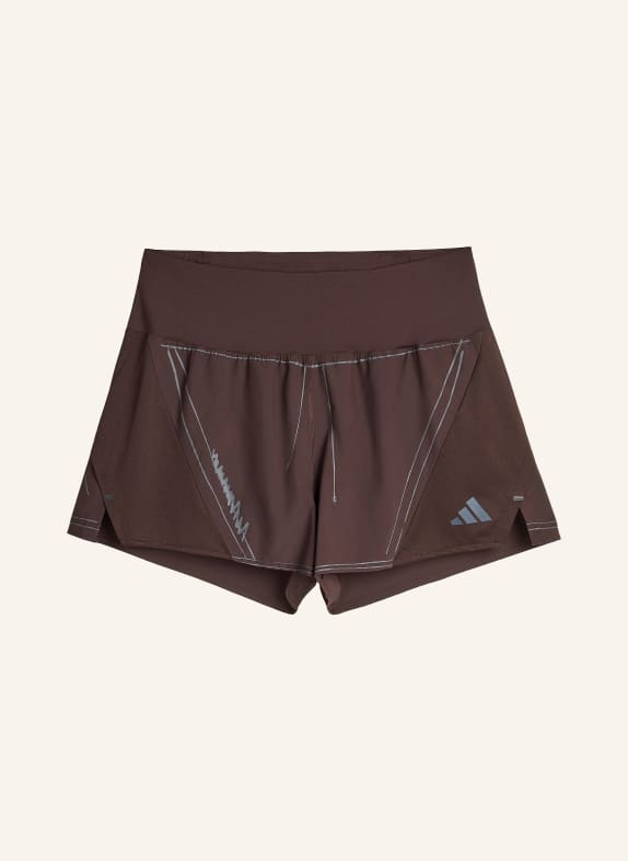 adidas 2-in-1-Laufshorts ADI365 SONG FOR THE MUTE DUNKELBRAUN / DUNKELGRAU