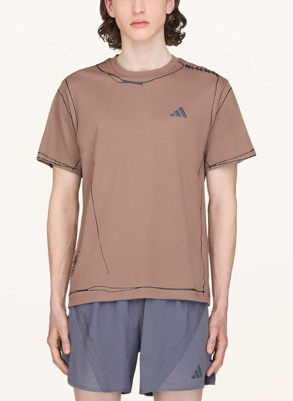 adidas T-shirt ADI365 SONG FOR THE MUTE RUNNING UNITEFIT BRUIN