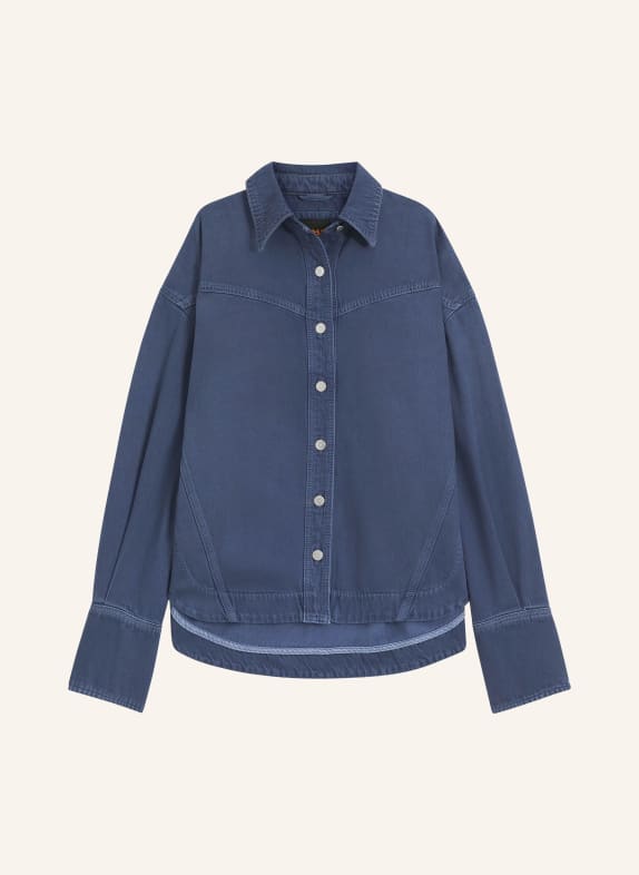 BOSS denim shirt DARK BLUE