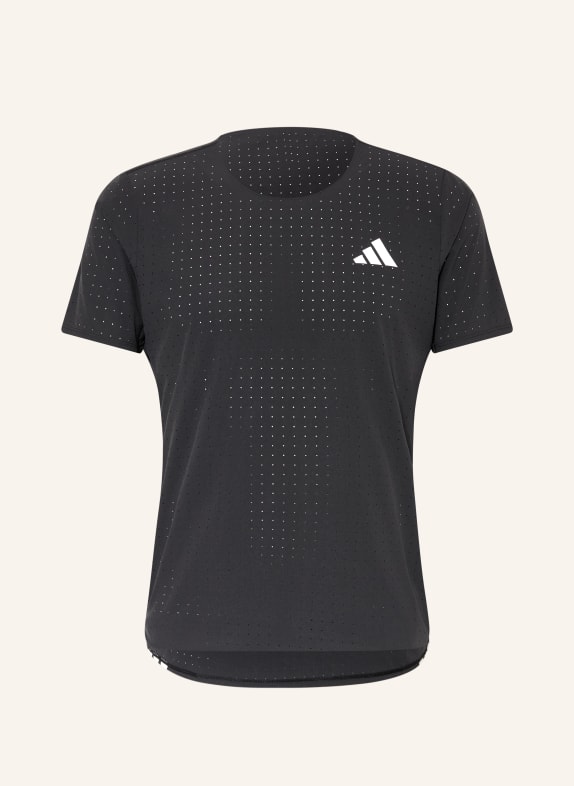 adidas Koszulka do biegania ADIZERO CZARNY / BIAŁY