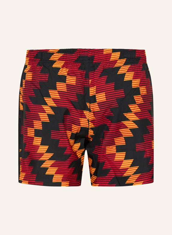 adidas Badeshorts FOOTBALL-INSPIRED GRAPHIC 5-INCH SCHWARZ / ROT / GELB