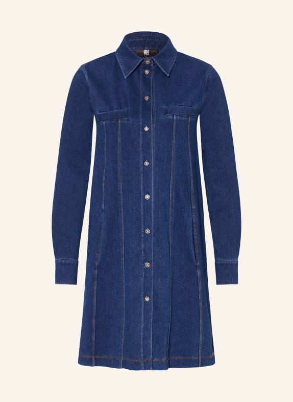 RIANI Sukienka koszulowa z jeansu 423 light authentic blue