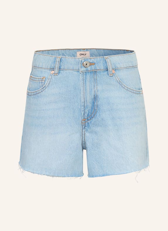 ONLY Jeansshort LICHTBLAUW