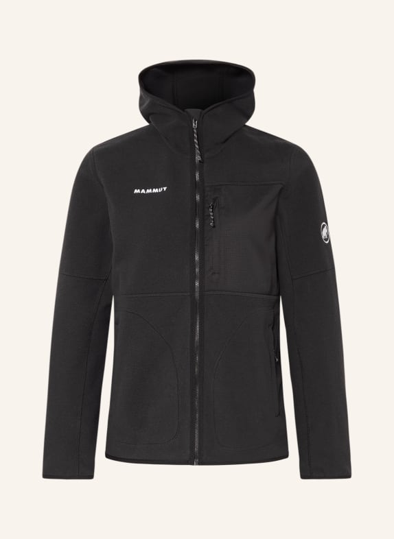 MAMMUT Fleecejack TAMARO ML HOODED ZWART