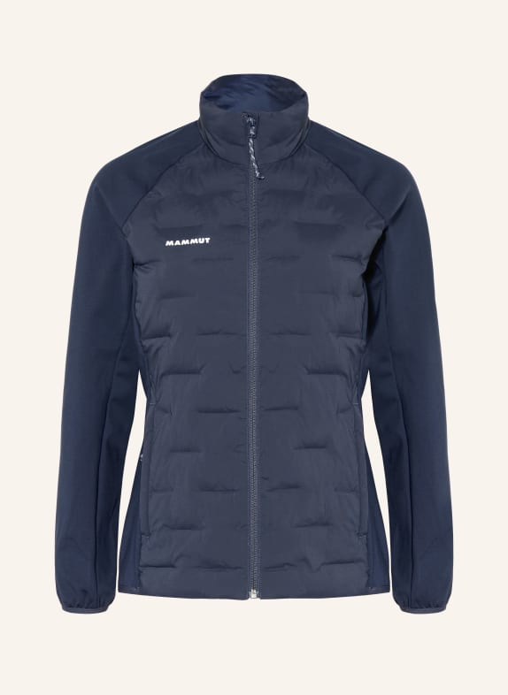 MAMMUT Hybride gewatteerde jas SENDER IN DONKERBLAUW