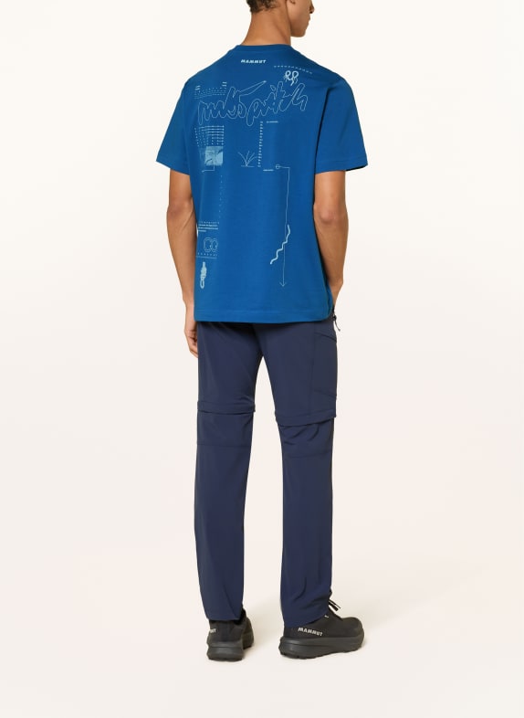 MAMMUT T-shirt BASE BLAUW