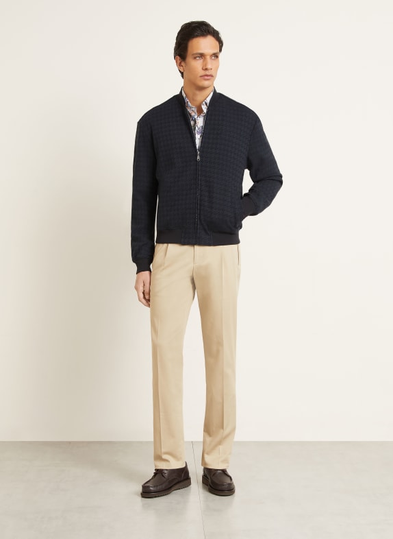 ETRO blouson DONKERBLAUW