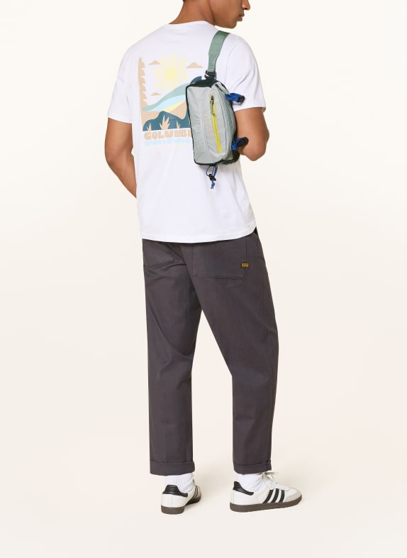 Peak Performance Stuurtas STREET BIKE BAG LICHTGRIJS / GEEL / DONKERGROEN