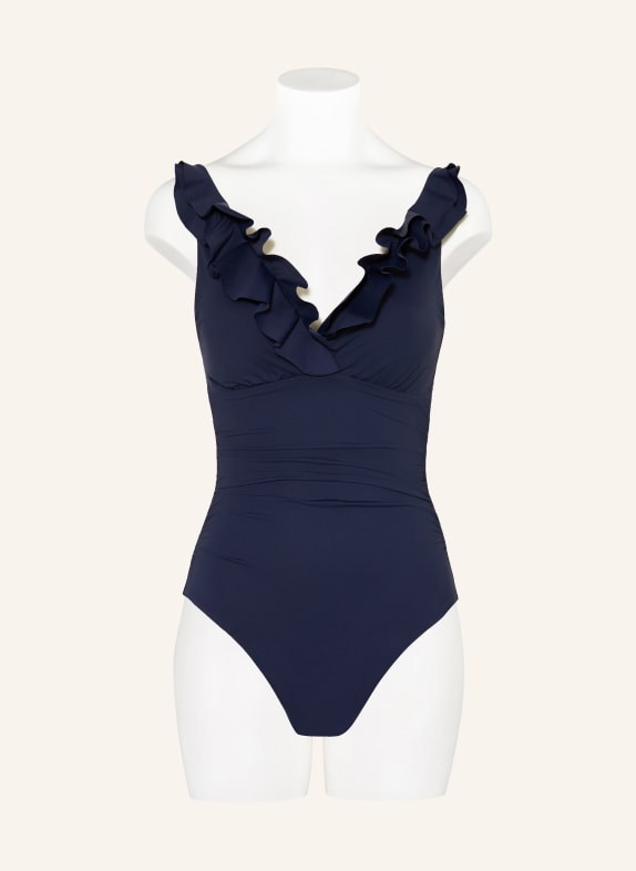 LAUREN RALPH LAUREN BEACH CLUB SOLIDS Swimsuit DARK BLUE