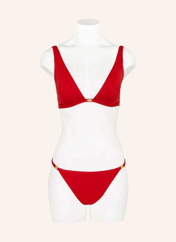 LAUREN RALPH LAUREN Triangel-bikinibroekje BEACH CLUB SOLIDS ROOD