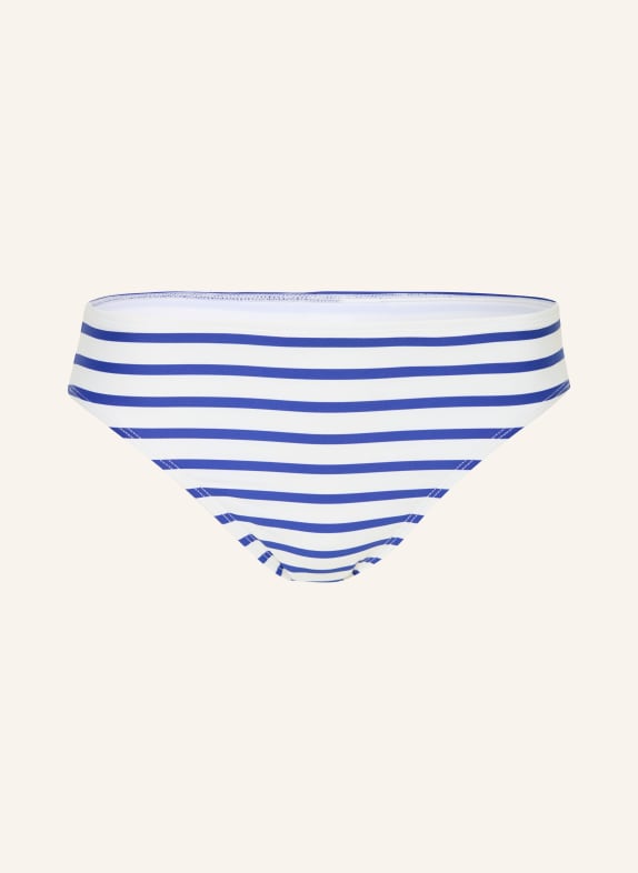LAUREN RALPH LAUREN Basic bikinibroekje SEASIDE STRIPE BLAUW / WIT