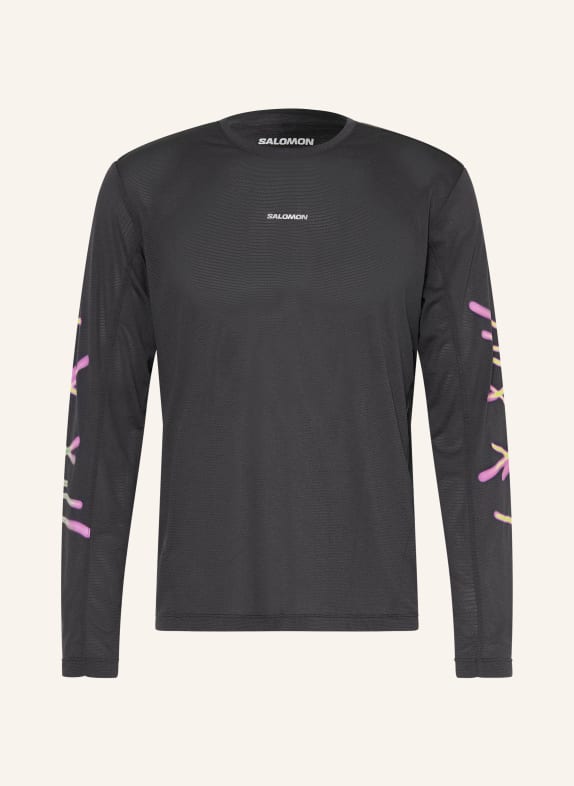 SALOMON SHAKEOUT CORE LS running shirt BLACK