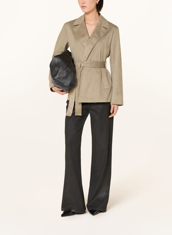 LIU JO Blazer in leerlook GRIJS