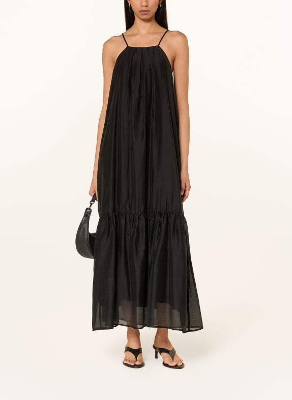 LIU JO Sukienka z falbanami CZARNY