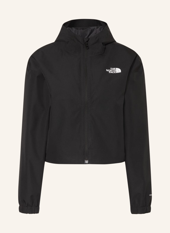 THE NORTH FACE Regenjacke QUEST MONO CROPPED SCHWARZ