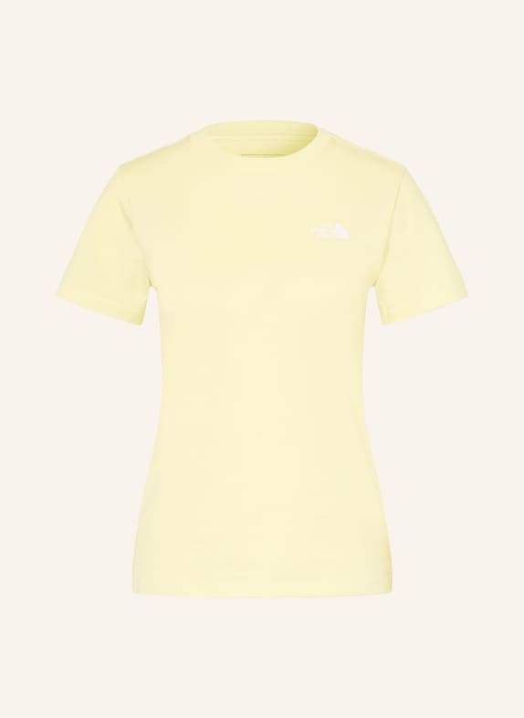 THE NORTH FACE T-shirt EVOLUTION SIMPLE DOME JAUNE CLAIR