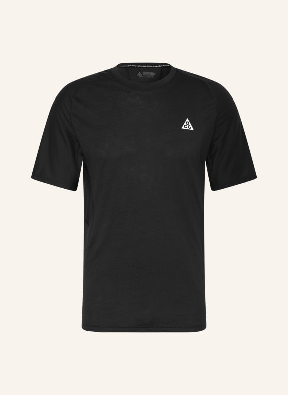 Nike T-shirt ACG SOLAR CHASE en mélange de matières NOIR