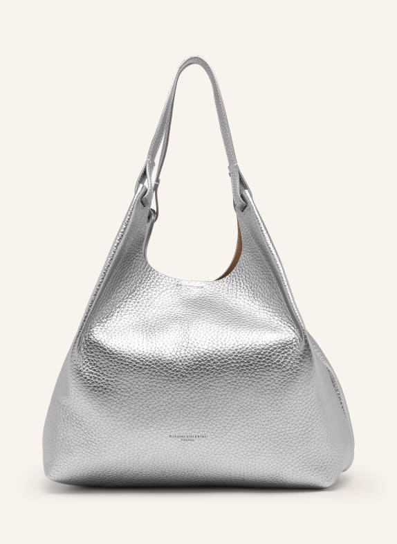 GIANNI CHIARINI Shopper DUA XL mit Pouch SILBER