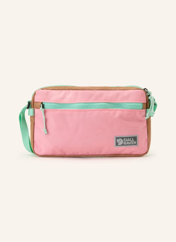 FJÄLLRÄVEN Sac à bandoulière VARDAG LARGE ROSE FUCHSIA / MARRON CLAIR / TURQUOISE