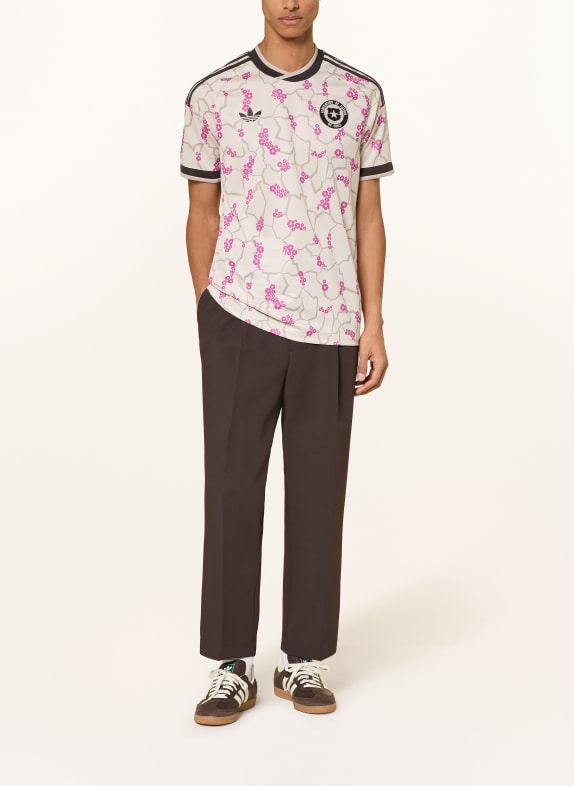 adidas Auswärtstrikot CHILE 26 HELLBRAUN / DUNKELBRAUN / NEONLILA
