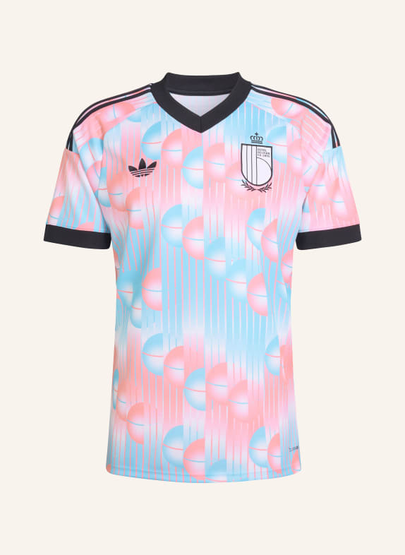 adidas Belgium Away Jersey 26 TURQUOISE / LIGHT RED / BLACK