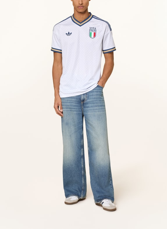 adidas Uittenue ITALIË 26 LICHTBLAUW / CAMEL / DONKERBLAUW
