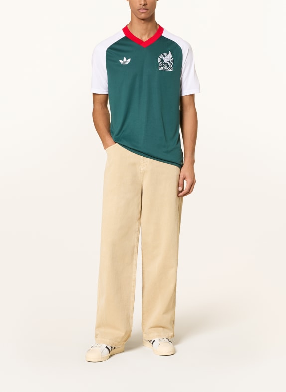 adidas Warmloopshirt MEXICO 26 DONKERGROEN / ROOD / WIT