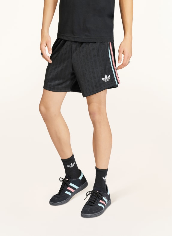 adidas Shorts BELGIEN ORIGINALS SCHWARZ / HELLROT / HELLBLAU