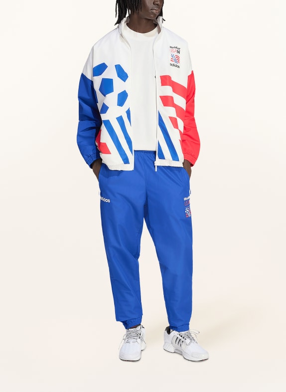 adidas Trainingsjack GRAPHIC WIT / ROOD / BLAUW