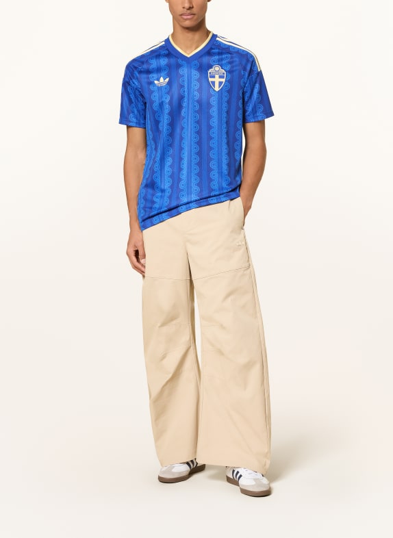 adidas Auswärtstrikot SCHWEDEN 26 BLAU / HELLGELB