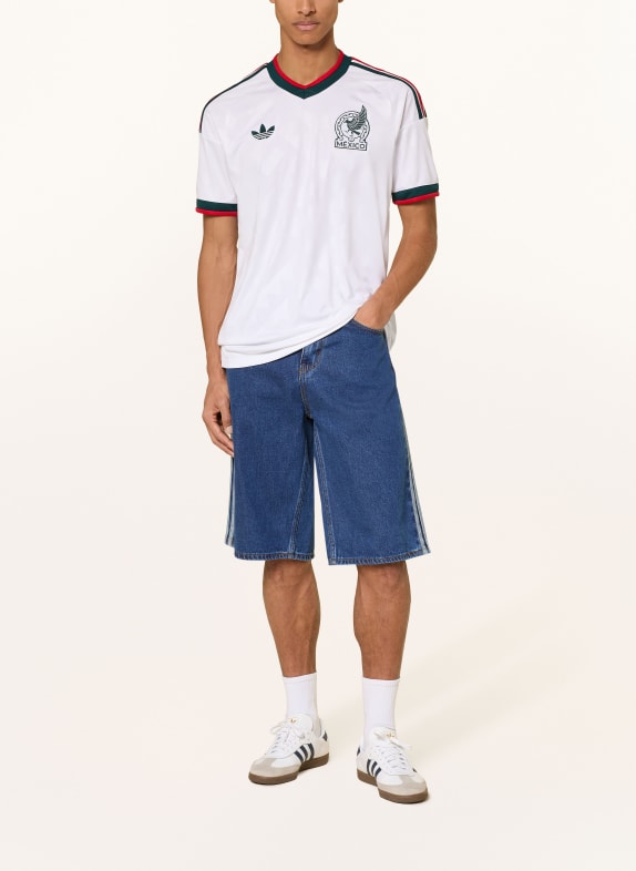 adidas Auswärtstrikot MEXIKO 26 WEISS / ROT / SCHWARZ
