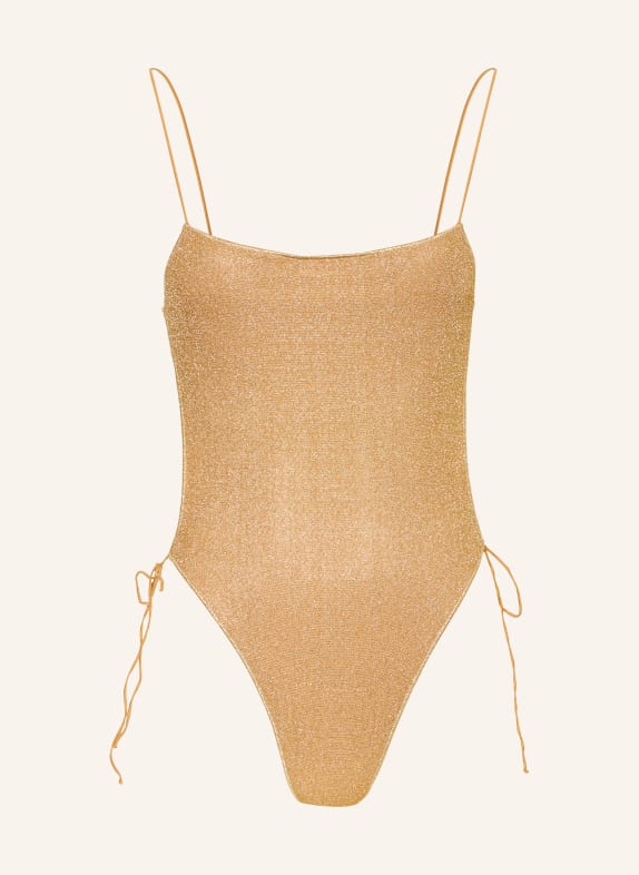 Oséree Badpak LUMIERE met glinsterend garen GOUD