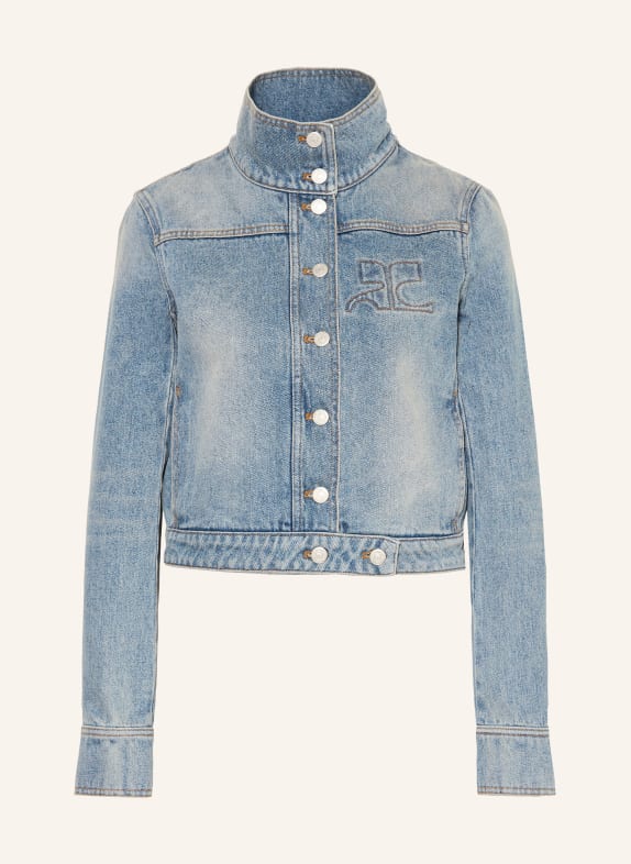 Courrèges denim jacket 7055 DENIM BLEU DELAVE