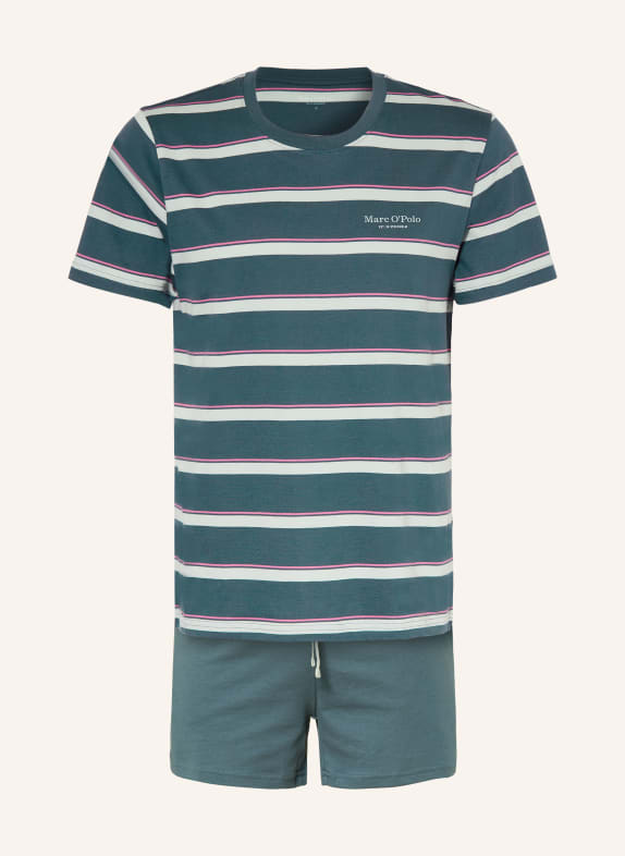 Marc O'Polo Shorty-Schlafanzug BLAU / PINK / HELLBLAU