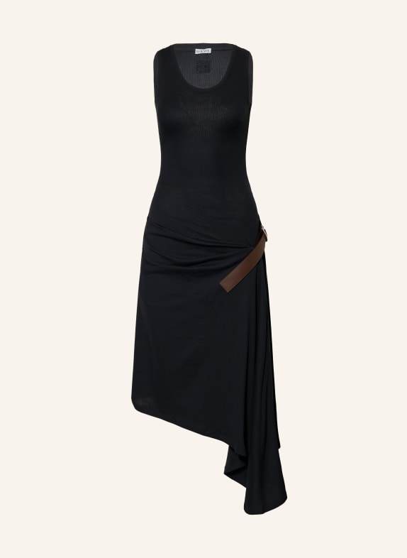 LOEWE Jerseykleid SCHWARZ