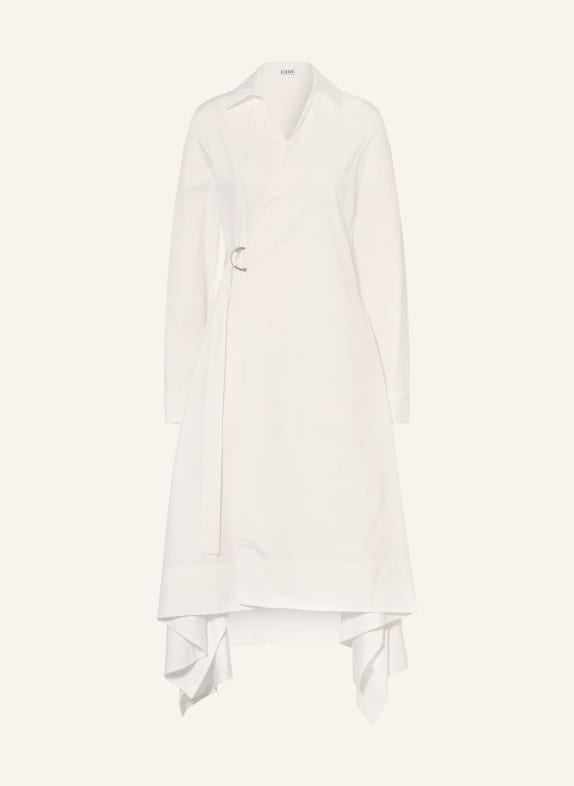 LOEWE Wickelkleid WEISS