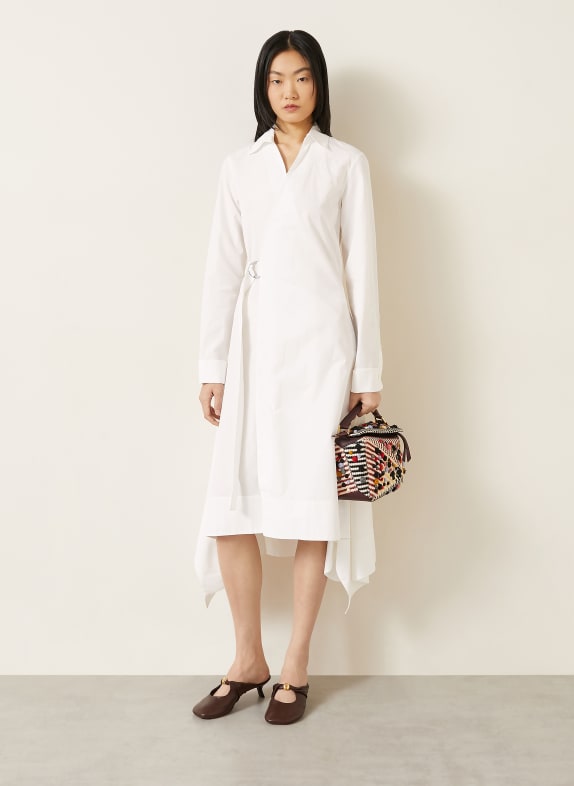 LOEWE Wickelkleid WEISS
