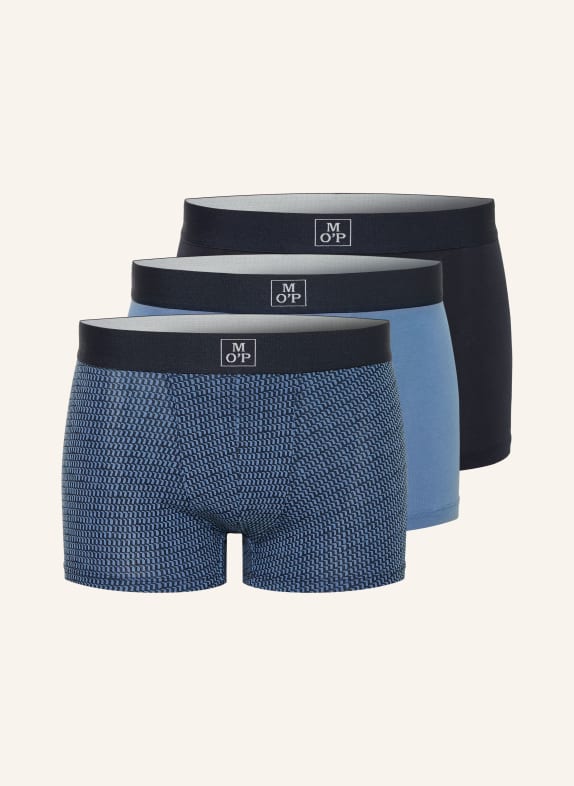 Marc O'Polo Lot de 3 boxers BLEU / BLEU FONCÉ