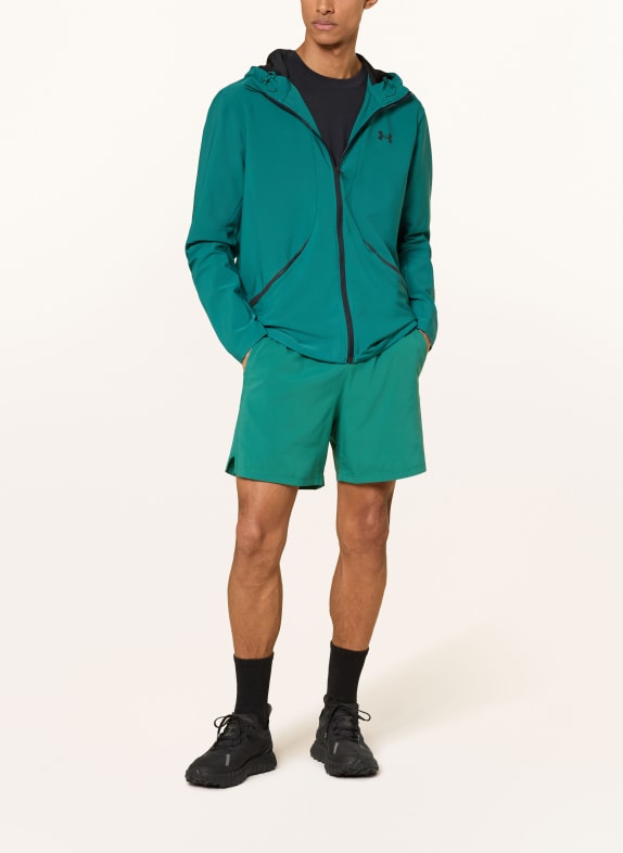UNDER ARMOUR Trainingsshort UA VANISH WOVEN 2.0 PETROL