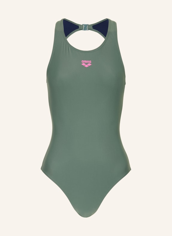 arena Badeanzug O BACK KHAKI