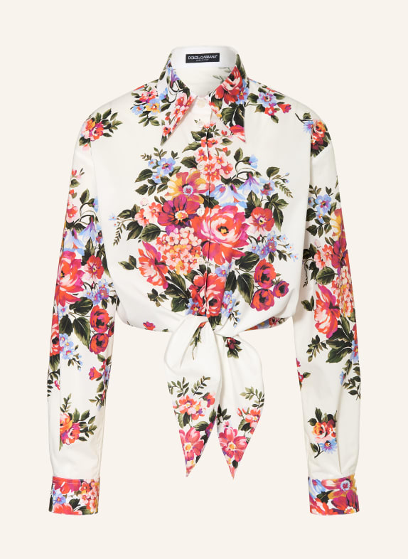 DOLCE & GABBANA chemise BLANC / ROUGE / GROEN