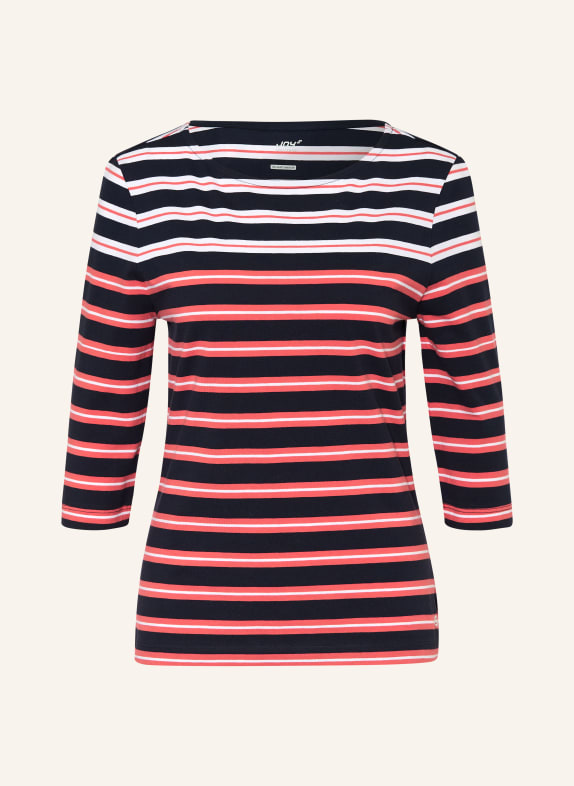 JOY sportswear Shirt JANETTE met 3/4-mouwen DONKERBLAUW / ROOD / WIT