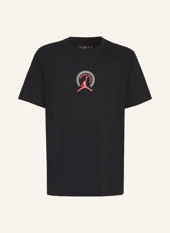 JORDAN T-Shirt MJ BROKEN RECORDS SCHWARZ / ROT